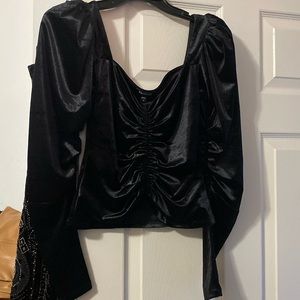 Luxe velvet top